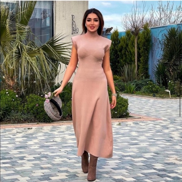 Zara | Dresses | Zara Shoulder Pad Knit 